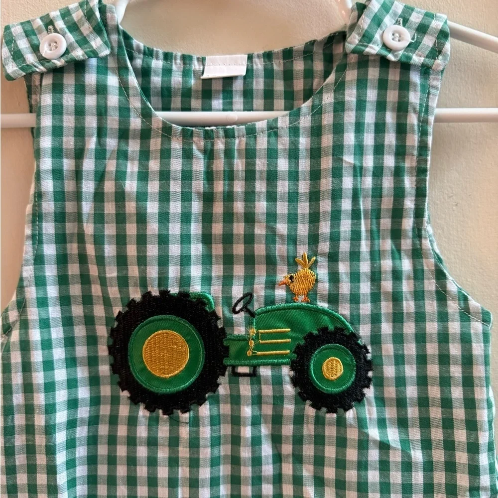 New Gingham Farm Tractor Longalls